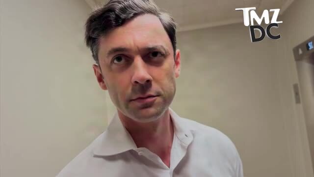 Sen. Jon Ossoff Blushes, Chuckles at Question from TMZ Reporter: ‘Come On, My Brother’