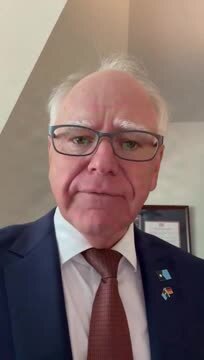 Gov. Tim Walz: Mail-in Voting Is So Secure That the President of United States Himself Uses It