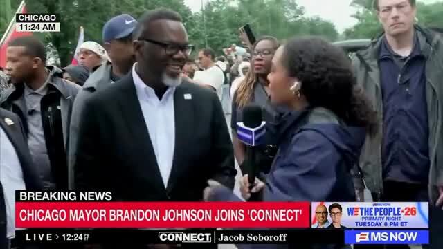 Chicago Mayor Brandon Johnson: We’re Standing Up to Trump and ‘the Tyranny that He Is Trying to Promulgate Across the Globe’