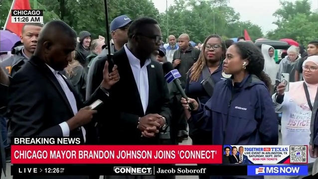 Chicago Mayor Johnson: ICE Raids Are ‘Some of the Same Attacks that People Have Experienced in the Civil Rights Movement’