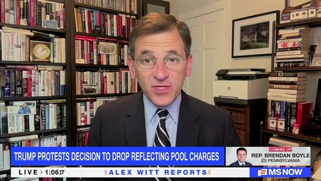 Peter Baker on Pool Charges: Once Trump Has Something in His Head, He Generally ‘Refuses to Let Go’