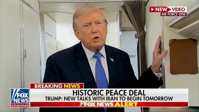 ‘I’m Not Looking to Kill People’: Trump Declares Iran Peace Deal Is ‘Imminent’