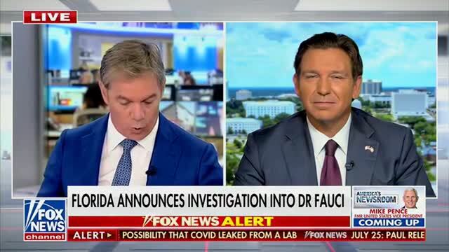 Gov. DeSantis: Fauci Was Taking Credit for School Closures in His Diary