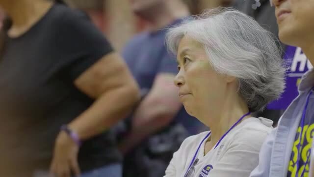 Francesca Hong Leads a F**K ICE Chant