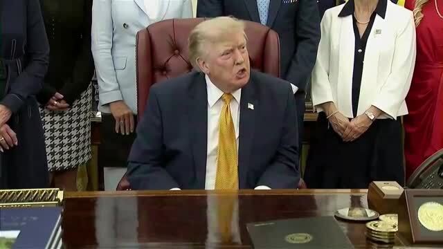 Trump Says Jeanine Pirro ‘Choked,’ Then Snaps at a Reporter for Asking if Her Job’s Safe
