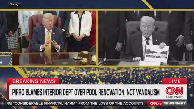 CNN Plays a Side-by-Side Video of Trump Saying He Knew and Did Not Know the Reflecting Pool Contractor: ‘I Mean — the Lies’