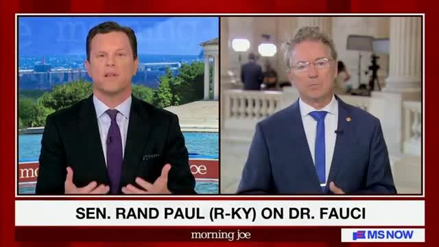 Rand Paul oon Fauci: People Who Lie to Congress Should Go to Jail