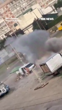 Fox News: Video Shows a Ukrainian Man Running for Safety as a Drone Chases After Him Before the Device Detonates Next to Him