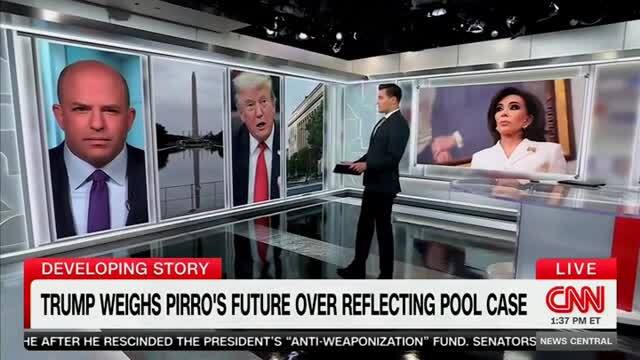 Brian Stelter on Atty. Pirro Amid Pool Case: She’s Not Immune from Trump‘s Wrath, Maybe He’s Deciding to Keep Her for Now