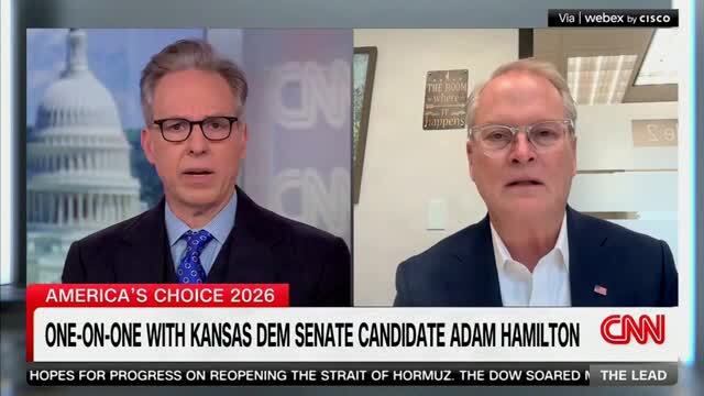 Kansas Democrat Adam Hamilton Ignores the DSA Takeover of His Party