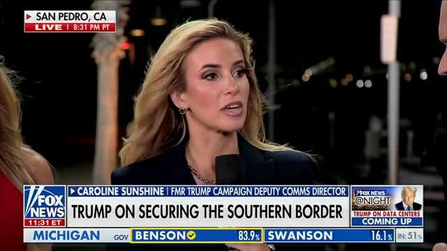 Caroline Sunshine: There’s Been Zero Border Crossings the Past Fourteen Months
