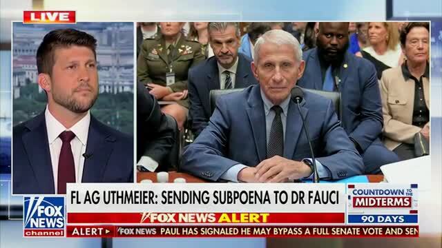 Fla. AG Uthmeier: If Fauci Has Violated State Law, ‘We Will Hold Him Accountable’