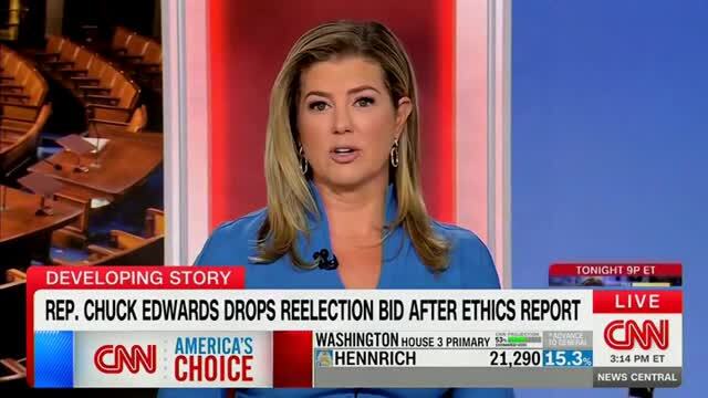 CNN: GOP Rep. Chuck Edwards Ends His Reelection Bid Following the House Ethics Committee Probe