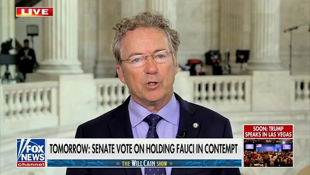 Rand Paul: ‘Why Would You Need the Fifth Amendment if All You Have To Do Is Come Before a Committee and Not Lie?’