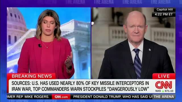 Chris Coons: Depletion of Magazine Depth ‘Weakens the United States’ — ‘This Is Not a New Problem’