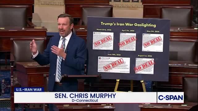 Sen. Murphy on Stock Market Amid the Iran War: It’s Just So Discouraging That Nobody on the Other Side of the Isle Says Anything About This