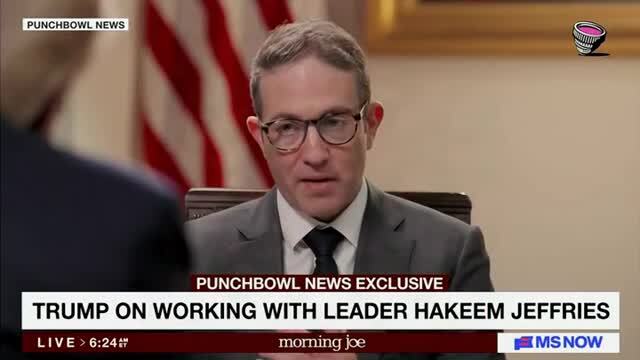 Trump Says He Could Work with Hakeem Jeffries