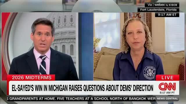Dem Rep. Wasserman Schultz: ‘I’m Not Thinking About What I Want to Hear from Abdul El-Sayed’
