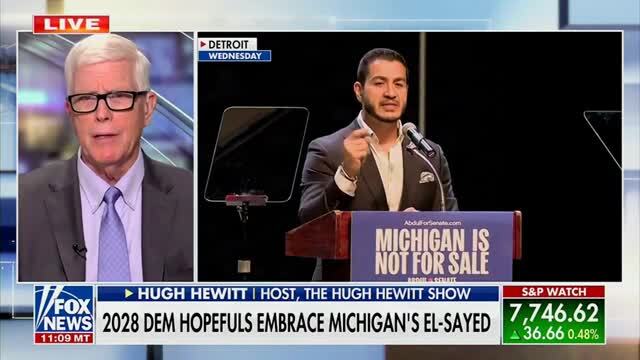 Hugh Hewitt: ‘If El-Sayed Wins, Hasan Piker Becomes the New Kingmaker of the Democratic Party’