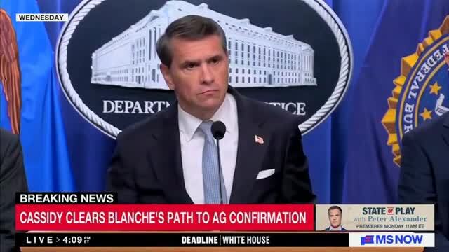 Adam Schiff: ‘Todd Blanche Is Turning DOJ into a Sword the President Can Use To Go After His Enemies’