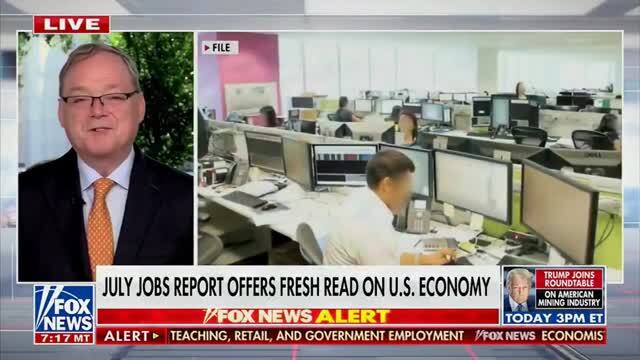 NEC Dir. Kevin Hassett on Jobs Report: If You Throw Out the World Cup and the Gov’t Workers, We Actually Had a Number That Was About +100,000