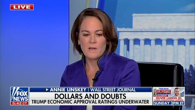 Annie Linskey on Jobs Report: The Real Problem for the W.H. Is Inflation, That’s Driving Down Trump’s Approval Ratings