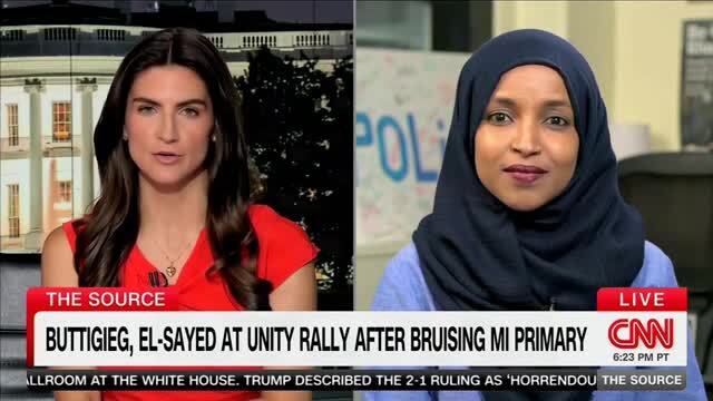 Ilhan Omar Refuses to Answer Whether Abdul El-Sayed Needs to Moderate His Positions that May Turn Off Moderates