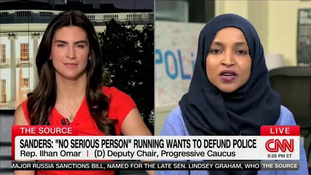 Ilhan Omar Says Democrats Supporting Defund the Police Is Just Them ‘Voting Their District’