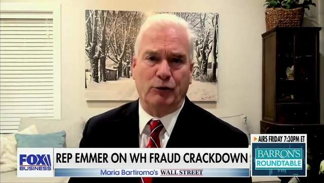 Tom Emmer on VP Vance’s Anti-Fraud Law: He’s Essentially Saying Where Are the Dems? We Need to Do This Together