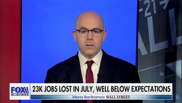 Stephen Miran on July’s Job Loss: The Fed Is Definitely Exerting Restriction on the Labor Market