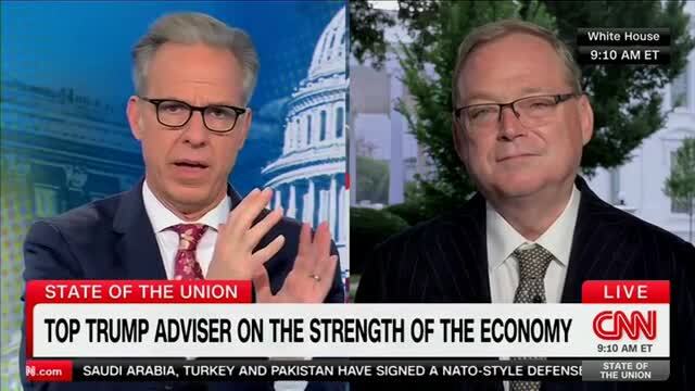 CNN’s Tapper to Kevin Hassett: How Do You Square Saying, ‘We Still Have a Lot of Work to Do’ With ‘We’re Living in the Greatest Economy in Your Lifetime’
