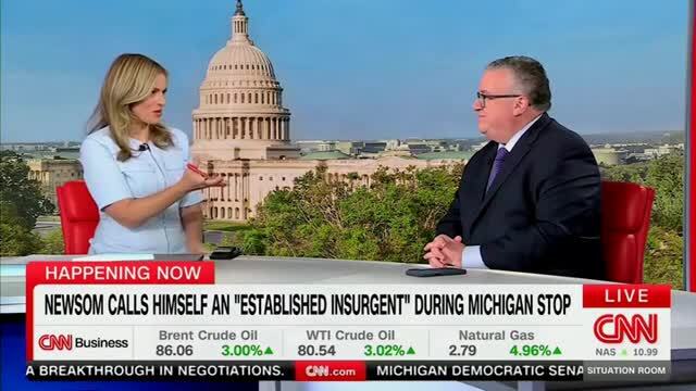 CNN’s David Chalian: Tough to Call Gavin Newsom ‘an Insurgent’