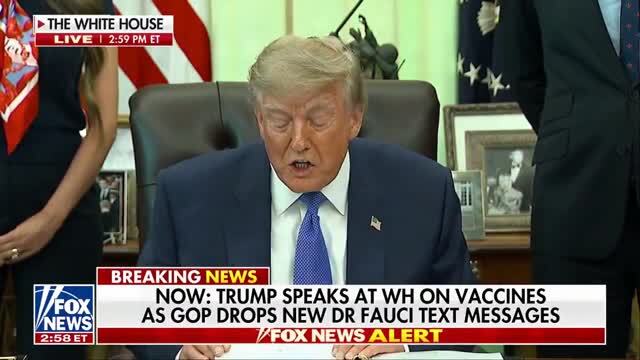 Trump: Decades Ago, Children Received Only a Small Fraction of the Vaccines Required Today, in Those Times, People Were Much Healthier