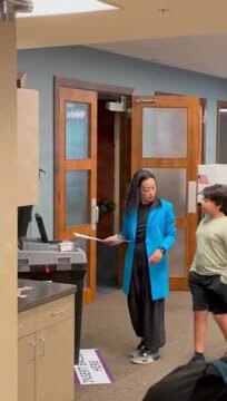 Francesca Hong Casts Her Ballot in the Wisconsin Gubernatorial Primary