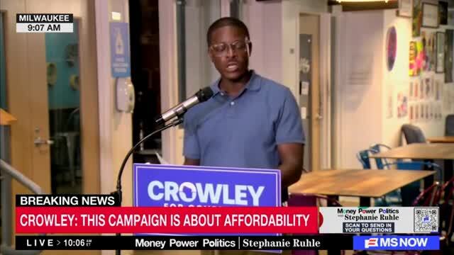 David Crowley Speaks Following His Win Over Francesca Hong in Dem Wisc. Gov. Race: ‘It’s About Building a Movement, Y’all’