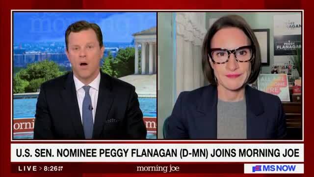 Dem Sen. Nominee Peggy Flanagan Slams GOP Opponent for Voting for the Laken Riley Act