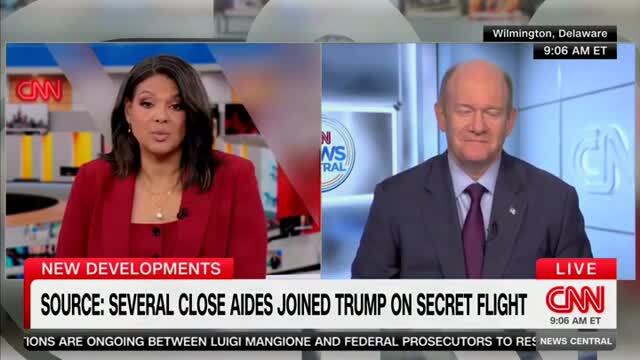 Sen. Chris Coons: Do Trump Admin Officials Left on the Decoy Plane Realize ‘the President Just Isn’t That into You?’