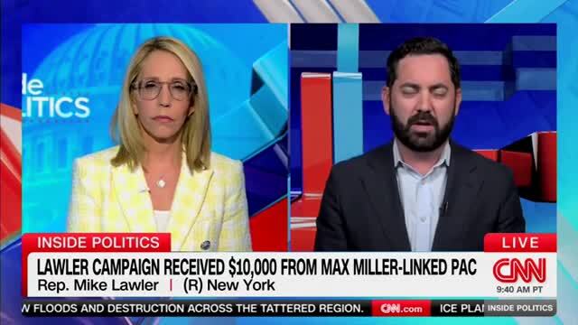 CNN’s Bash Presses GOP Rep. Lawler on Refusing to Return $10K Donation from Rep. Max Miller’s PAC