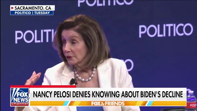 Nancy Pelosi Claims She Did Not Know About Joe Biden’s Cognitive Decline While in Office: ‘Those Who Did Know Should’ve Acted Upon That Information’