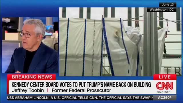 ‘This Whole Thing Is an Obscenity’: Jeffrey Toobin Shreds Trump over Kennedy Center