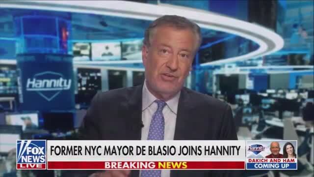 Hannity Asks Bill De Blasio to Get Zohran Mamdani on His Show