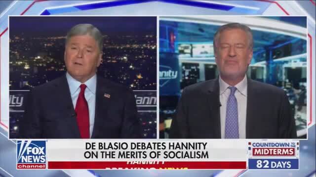 Bill De Blasio to Sean Hannity: The Way You’re Describing Hasan Piker — ‘You Could’ve Been Talking About Donald Trump’