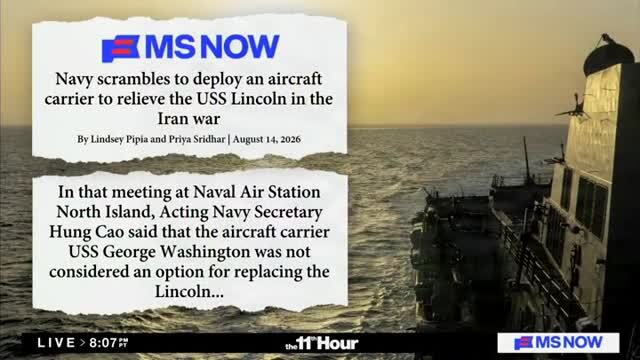 Priya Sridhar: Navy Is ‘Scrambling’ to Relieve USS Lincoln Amid Pressure From Military Families