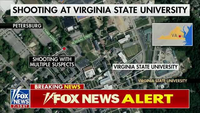 Fox News: Virginia State University on Lockdown after Shooting with Multiple Suspects and Victims