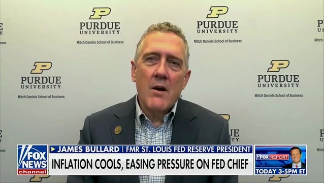 James Bullard on the Inflation Report: It Came in as Expected So, No Surprise at All