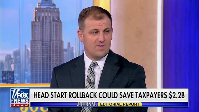 Kyle Peterson: The Trump Admin Is Saying That Saving Money and Relaxing the Rules Might Open Up Around 240,000 ‘Head Start’ Slots