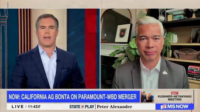 Calif. AG Bonta: David Ellison Threatening to Pull Paramount Out of California Is ‘Blackmail’