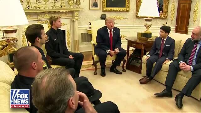 Fox News: Trump Welcomes Hero Lifeguard Ryder Williams to W.H. After the 16-Year-Old Saved a Young Boy from Dangerous Surf in Calif.