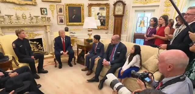 A Reporter Asks Trump About the ‘Traveling with Natalie’ Comment of Jon Ossoff: ‘You Mean, Pee-wee Herman?’
