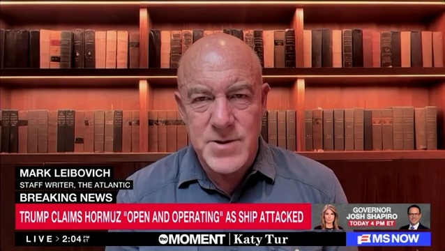 Mark Leibovich on Iran: You Have Things Like the ‘Munitions Shortage,’ There Could Be Some Real Calamitous Effects